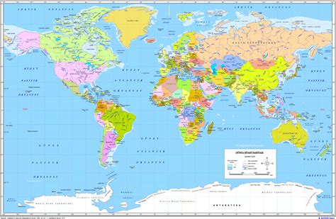 8 yy dünya haritası